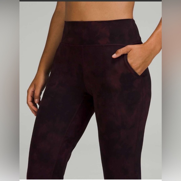 Lululemon Align High-Rise 28” Jogger in Diamond Dye Cassis Black - Picture 2 of 15